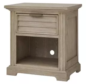 Heritage Coast Sea Oat 1 Drawer Nightstand with USB Charging