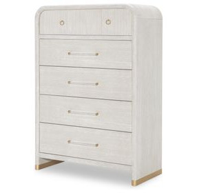 Miramar Oyster 5 Drawer Chest
