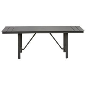 Navarro Outdoor Dining Mocha Outdoor 86" Rectangular Dining Table