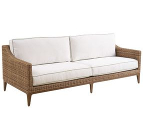 Palm Desert Poolside White 90" Outdoor Sofa