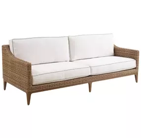 Palm Desert Poolside White Outdoor 90" Sofa