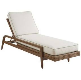 Palm Desert Poolside White 84" Outdoor Chaise