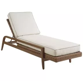 Palm Desert Poolside White Outdoor 84" Chaise