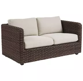 Kilimanjaro Beige Outdoor 62" Loveseat