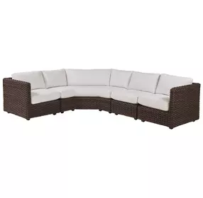 Kilimanjaro Beige 4 Piece Modular Outdoor Sectional