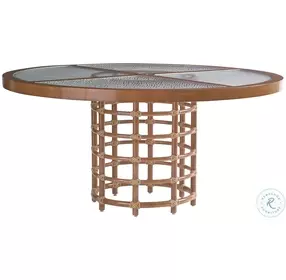 Sandpiper Bay Brown Outdoor Round Dining Table