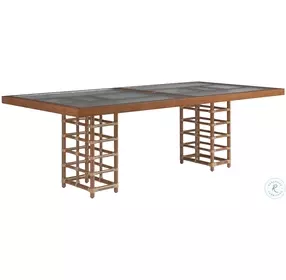 Sandpiper Bay Brown Outdoor Rectangular Dining Table