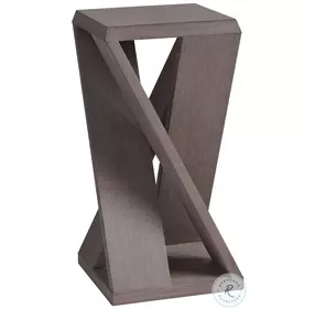Mozambique Taupe Gray Outdoor Accent Table