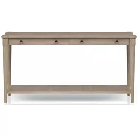Wilmington Sand Sofa Table with Cane