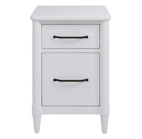 Wilmington White Filing Cabinet