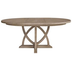 Wilmington Sand Round Extendable Dining Table