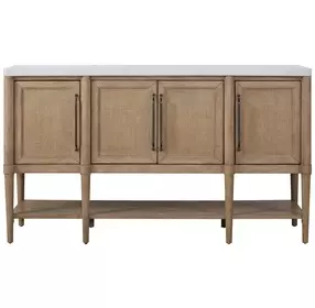 Wilmington Sand Cane Door Cement Top Server
