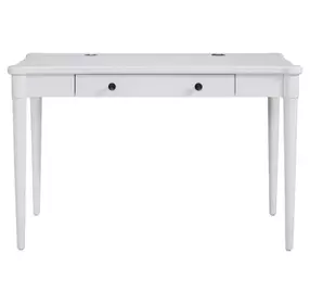 Wilmington White 48" Writing Desk