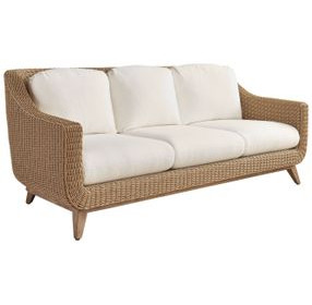Isle of Palms White 83" Outdoor Sofa