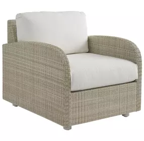 Sand Dune Cream Upholstered Outdoor Lounge Chair