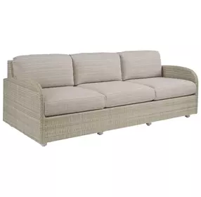 Sand Dune Brown Outdoor 88" Sofa