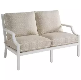 Island Classic Brown Outdoor 27" Loveseat
