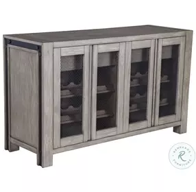 Fallon Gray And Black Sideboard