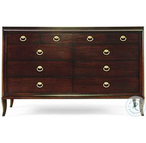 Tribeca American Walnut 8 Drawer Dresser