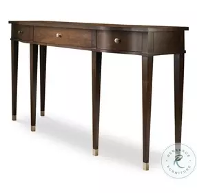 Tribeca American Walnut 3 Drawer Console Table