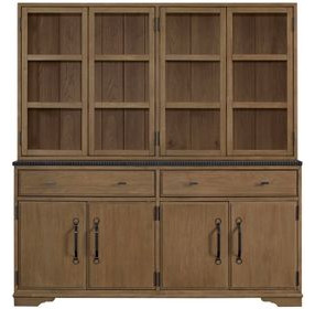 Magnolia Almond 8 Door Hutch and Buffet