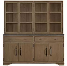 Magnolia Almond 8 Door Hutch and Buffet