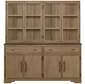 Magnolia Cashew 8 Door Hutch and Buffet