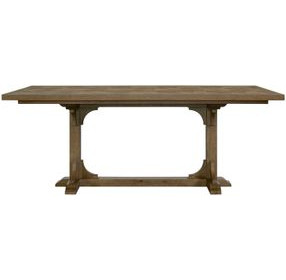 Magnolia Almond 114" Extendable Rectangular Counter Height Dining Table