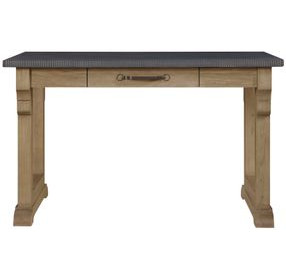 Magnolia Cashew and Gray 60" Rectangular Kitchen Island