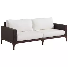 Abaco White Outdoor 88" Sofa