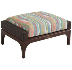 Abaco Multicolor Upholstered Rectangular Outdoor Ottoman