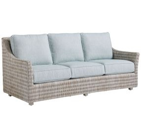 Seabrook Blue 82" Outdoor Sofa