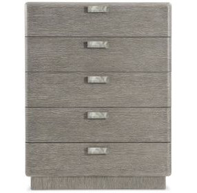 Monolith Brown Tall 5 Drawer Chest