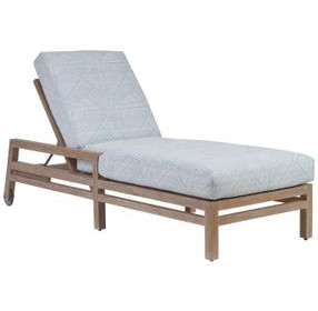 Stillwater Cove Blue 85" Outdoor Chaise Lounge