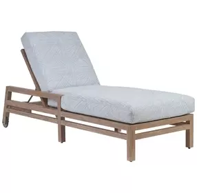 Stillwater Cove Blue Outdoor 85" Chaise Lounge