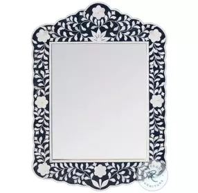 Vivienne Navy Blue Wall Mirror