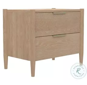 Sinclair Natural 2 Drawer Nightstand