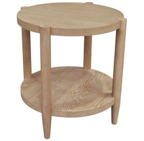 Sinclair Natural Round End Table