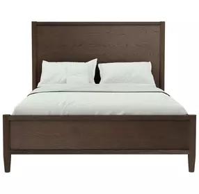 Sinclair Walnut Full Panel Bed