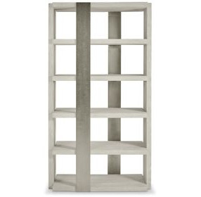 Tempo Beige Etagere with 5 Shelves