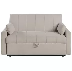 Portland Latte Boucle Sleeper 60" Sofa Bed
