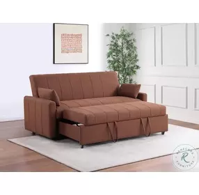 Portland Copper Boucle Sleeper Sofa Bed