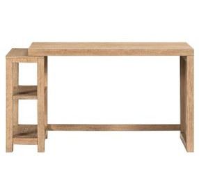 Portello Natural and Concrete Rectangular Console Table