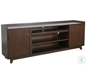 Sagewyn Dark Brown 2 Door 86" Media Cabinet