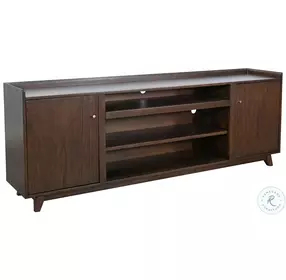 Sagewyn Dark Brown 2 Door 86" Media Cabinet