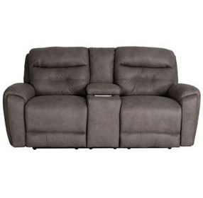 Point Break Telluride Stone Power Reclining Sofa with Power Headrest and Lumbar