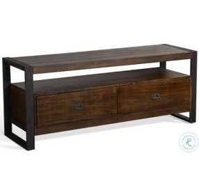Ember Grace Dark Brown 64" TV Console