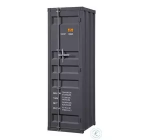Cargo Gunmetal 1 Door Wardrobe