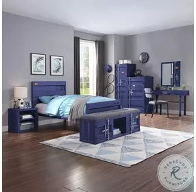 Cargo Gunmetal Youth Panel Bedroom Set