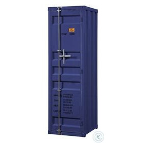 Cargo Blue 1 Door Wardrobe